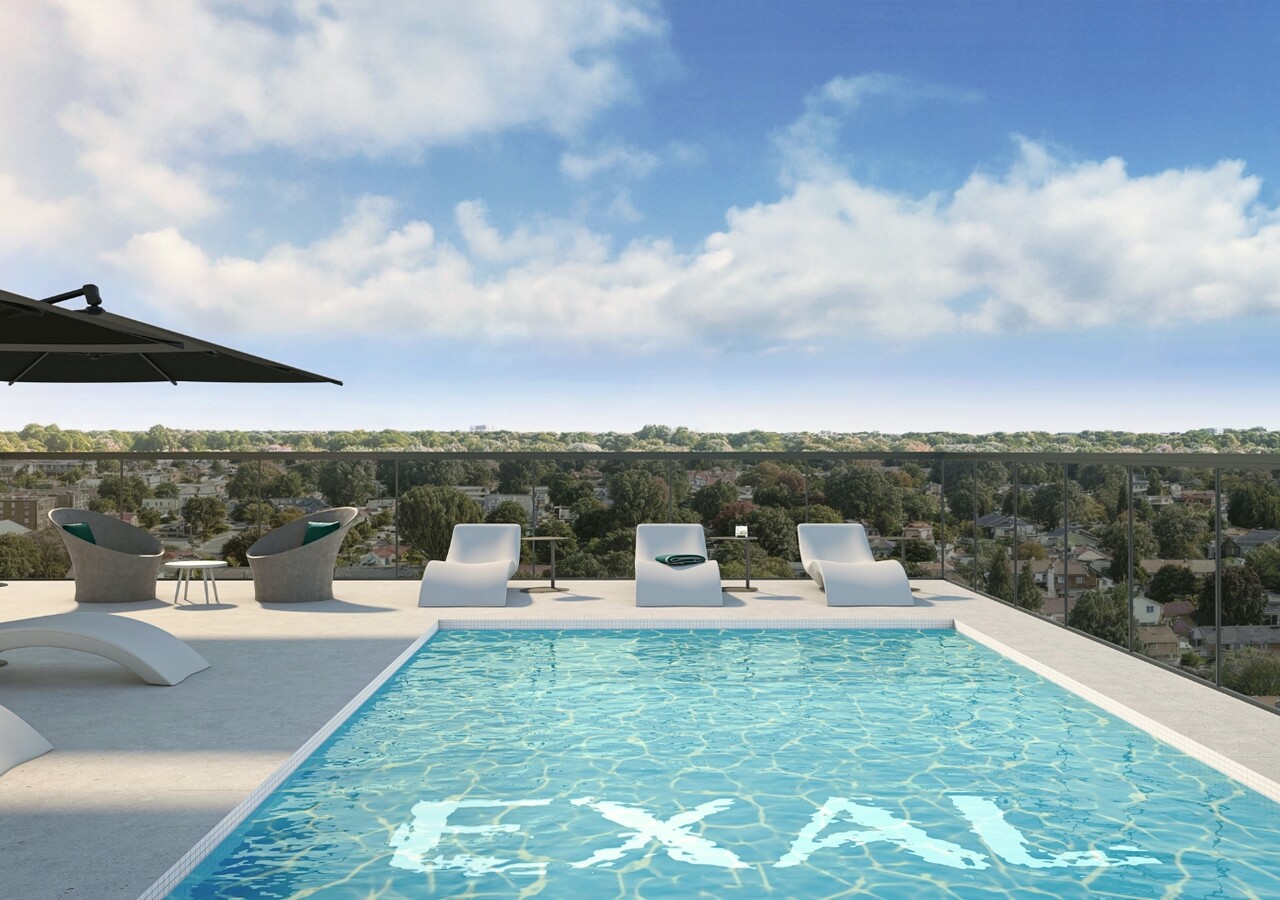 Exal de la Concorde piscine sur toit