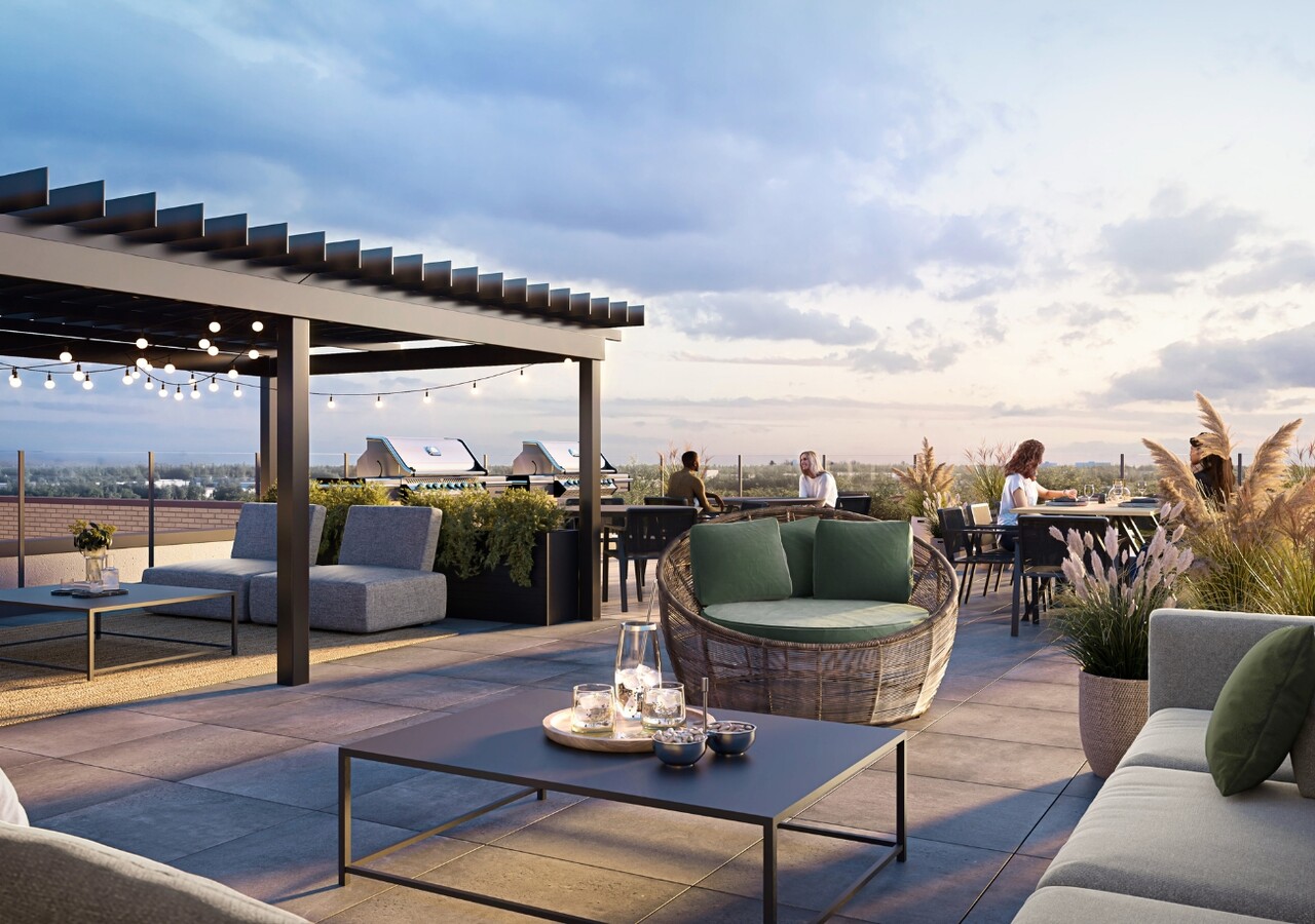 Exal NDG terrasse sur le toit