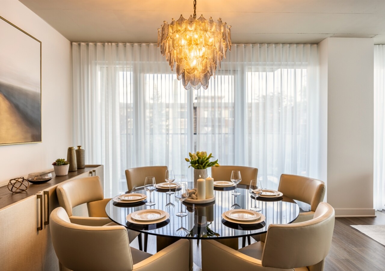Carlyle condos salle à manger