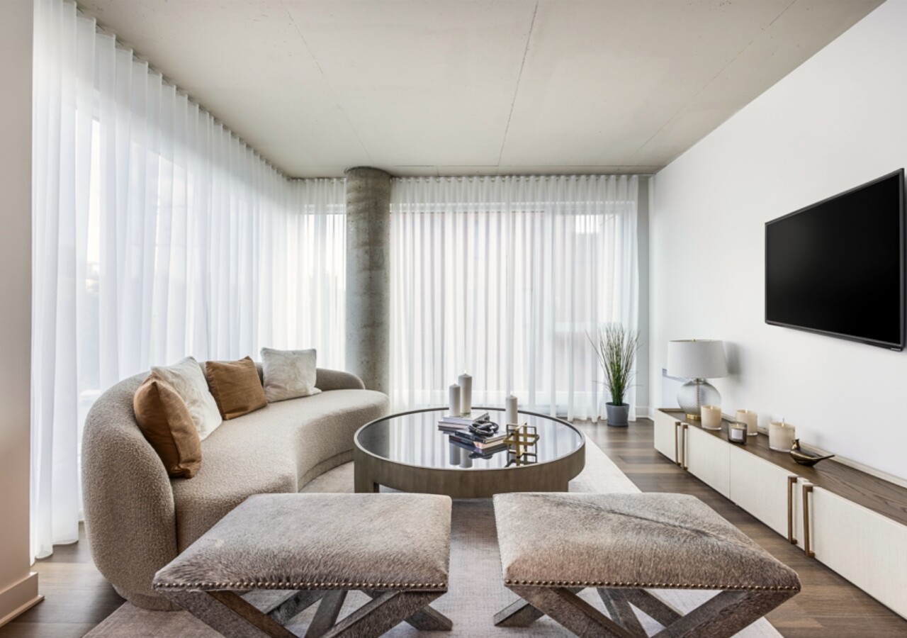 Carlyle condos locatifs salon lumineux
