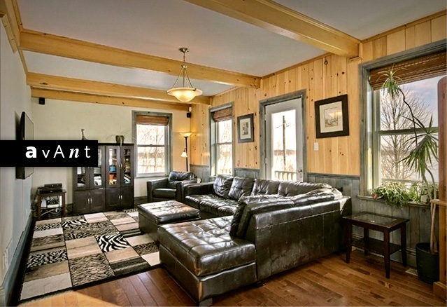 salon avant le homestaging