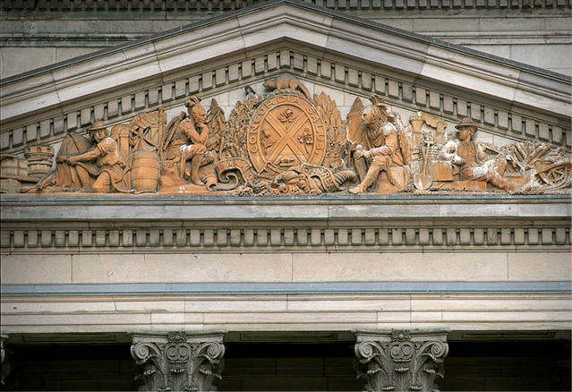 les armoiries de la Banque