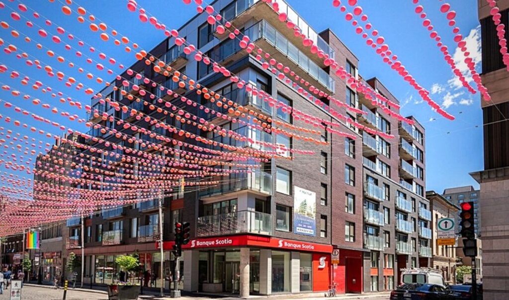 Le Neuf Cents projet locatif situé dans le quartier Ville-Marie à Montréal