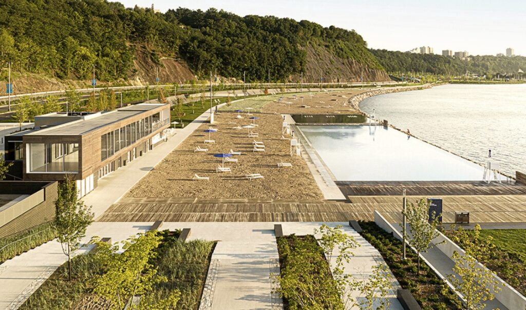 La Promenade Samuel-De Champlain –phase 3 plage