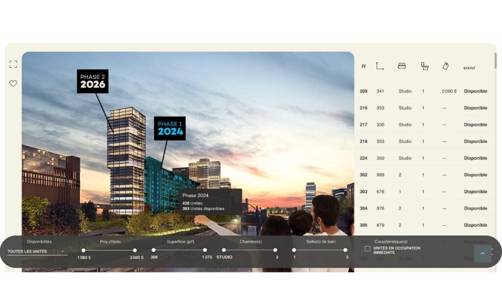 Démonstration de Smart Condo Plans