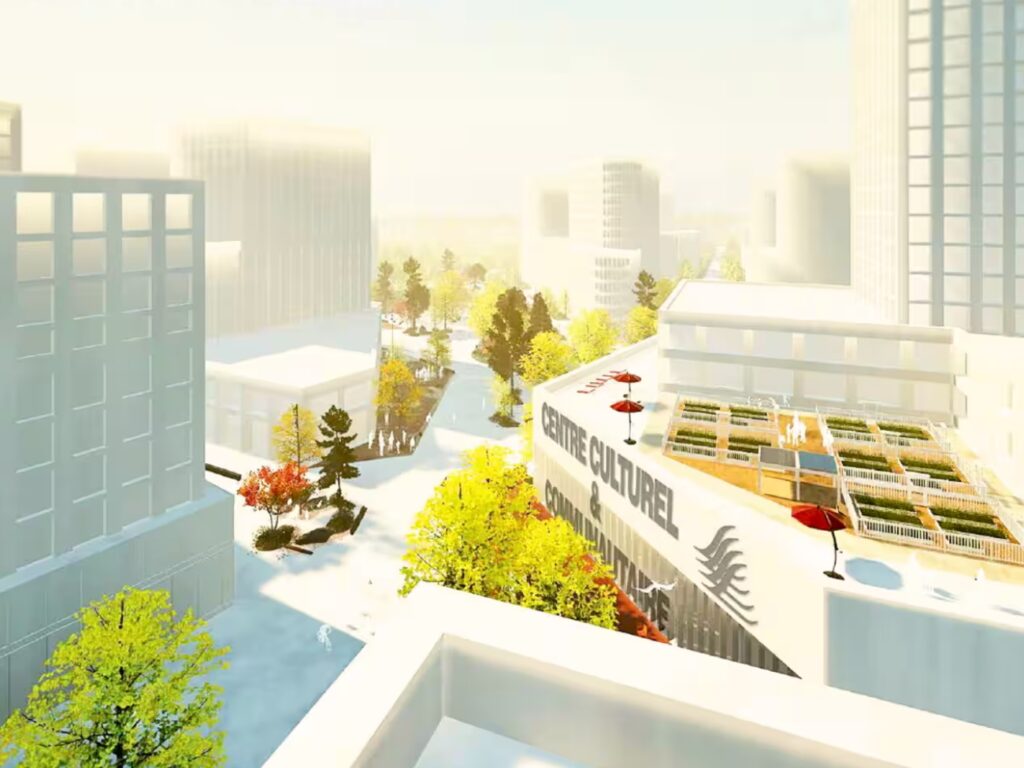 Secteur Langelier rendu projet immobilier