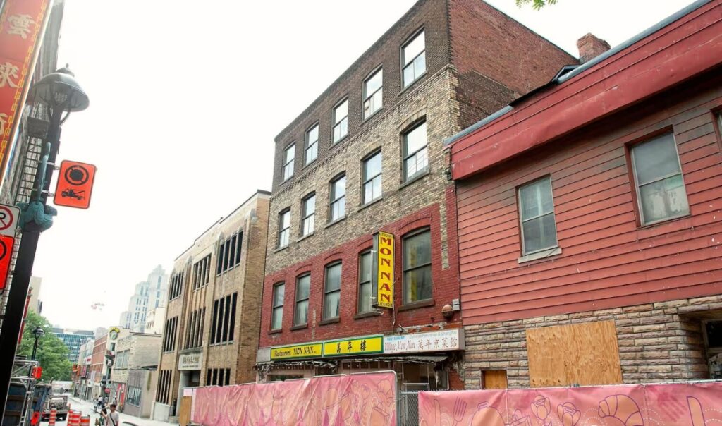 bâtiments abandonnés à Montréal - restaurant Mon-Nam