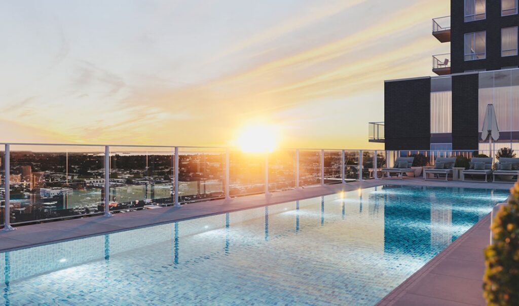 Fleming sur le Parc piscine extérieure