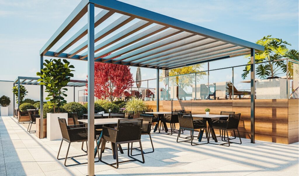 Le Newman terrasse sur le toit