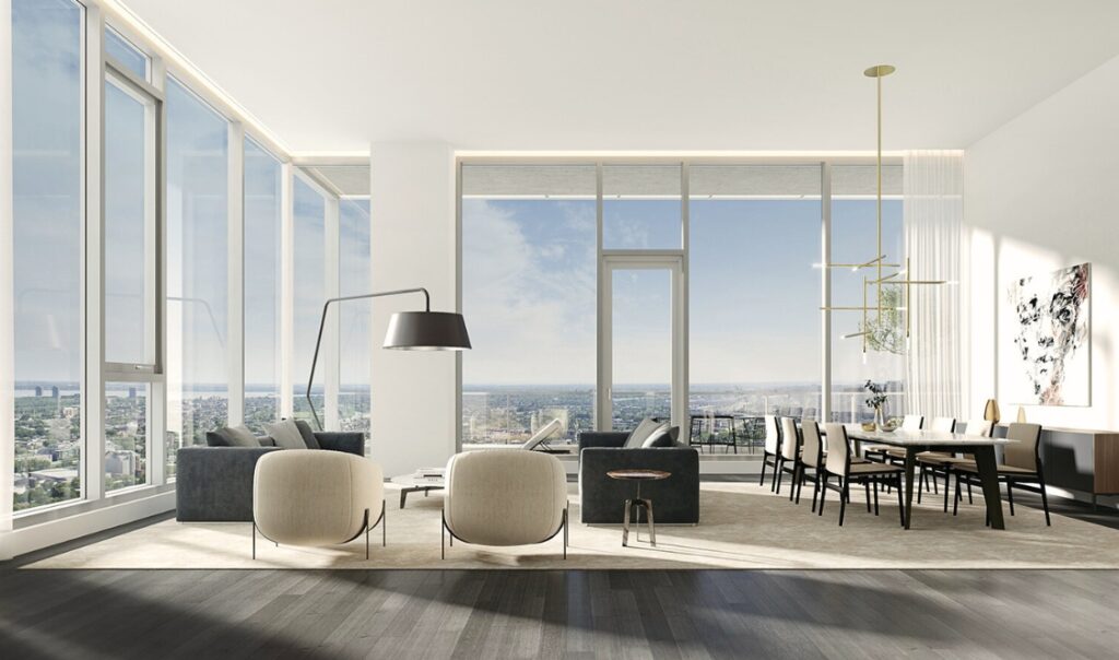 Quinzecent condos avec vue à Montréal