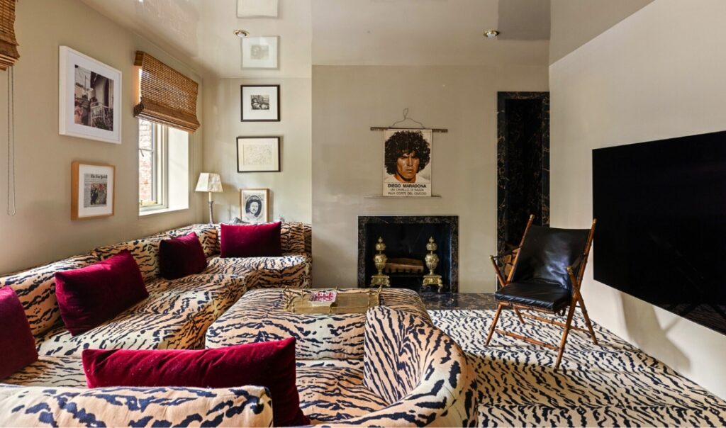 Demeure de Lily Allen et David Harbour salon