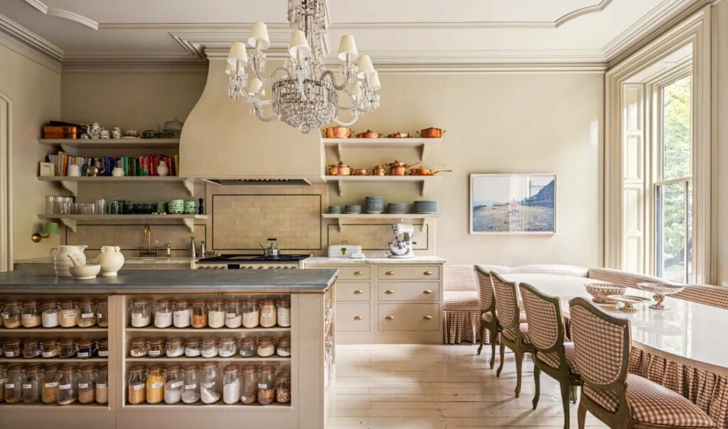 Demeure de Lily Allen et David Harbour cuisine anglaise