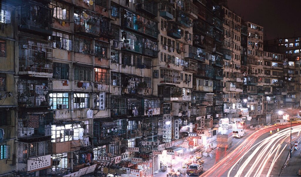 Citadelle de Kowloon le soir