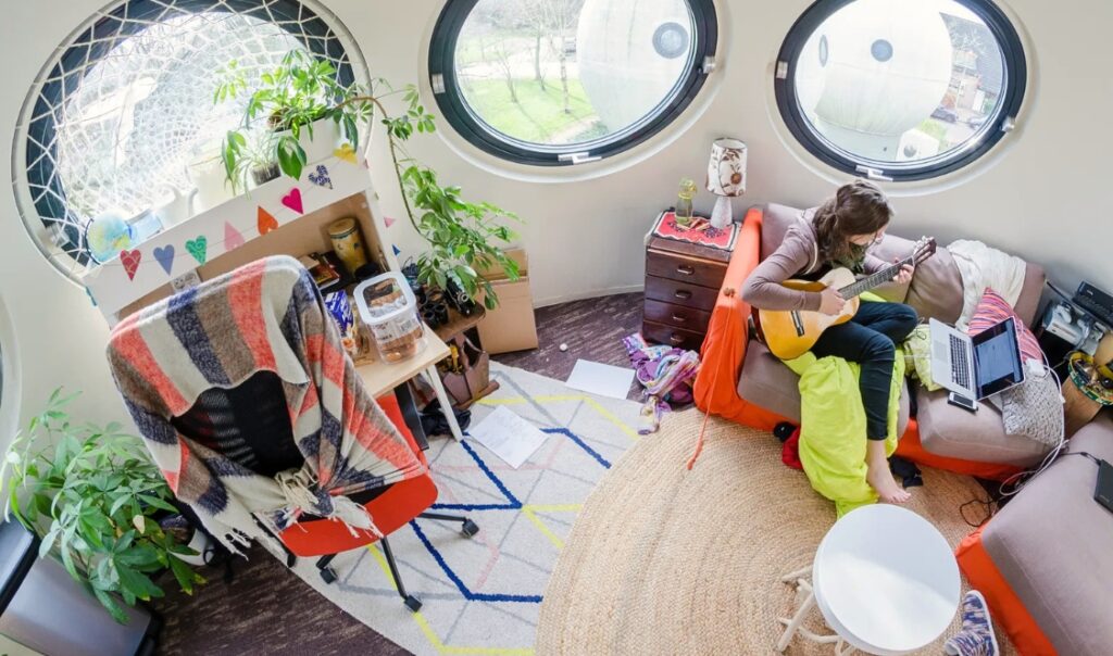 Intérieur d'une Bolwoningen