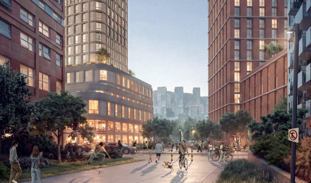 Découvrez le projet de l’îlot William-Ottawa à Griffintown : une tour torsadée de 32 étages, 923 logements et de nouveaux espaces publics.