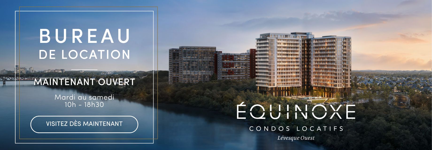 Équinoxe Lévesque Ouest propose un cadre de vie raffiné où le confort résidentiel se conjugue au prestige d’un hôtel haut de gamme.