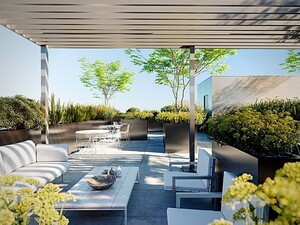 Large roof terrace