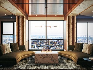 Eleva common area with view