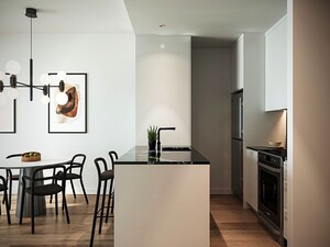 Florence Condos Modern kitchen