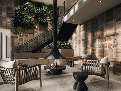 Kwayaweh lounge avec foyer