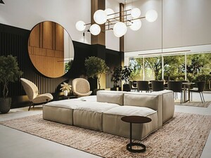Leora condos locatifs lobby