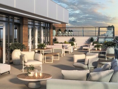 Sorella condos terrasse sur le toit