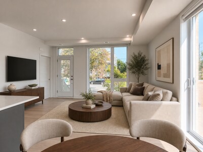 Univert LaSalle duplex luminous living room