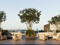 Champlain rental condos rooftop terrace