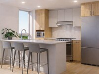 Condos Uniti cuisine finitions claires