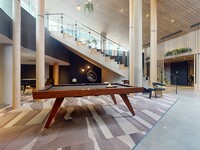 Mostra Newman lounge with pool table