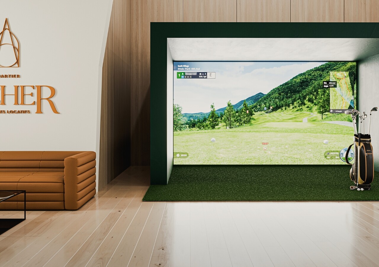 Altera tennis court virtual golf
