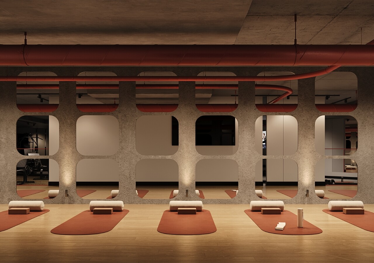 Canoë Condos salle de yoga