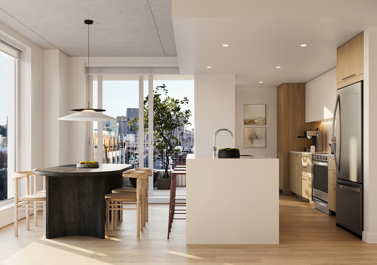 Champlain rental condos dining room