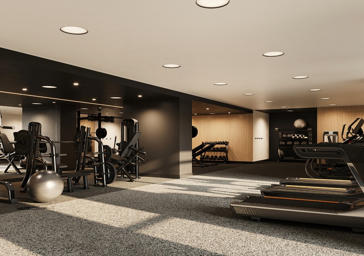 Champlain rental condos gym fully equipped