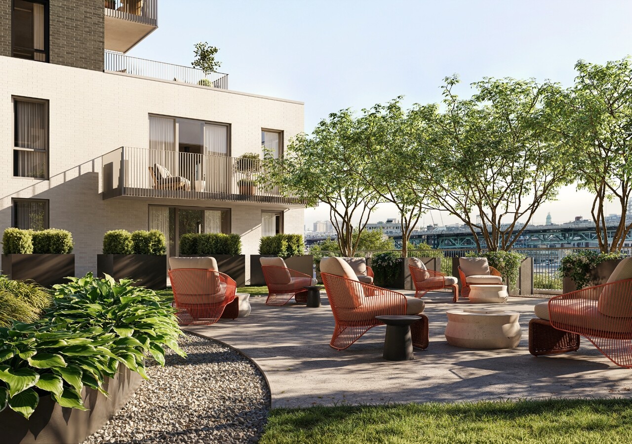 Champlain rental condos terrace