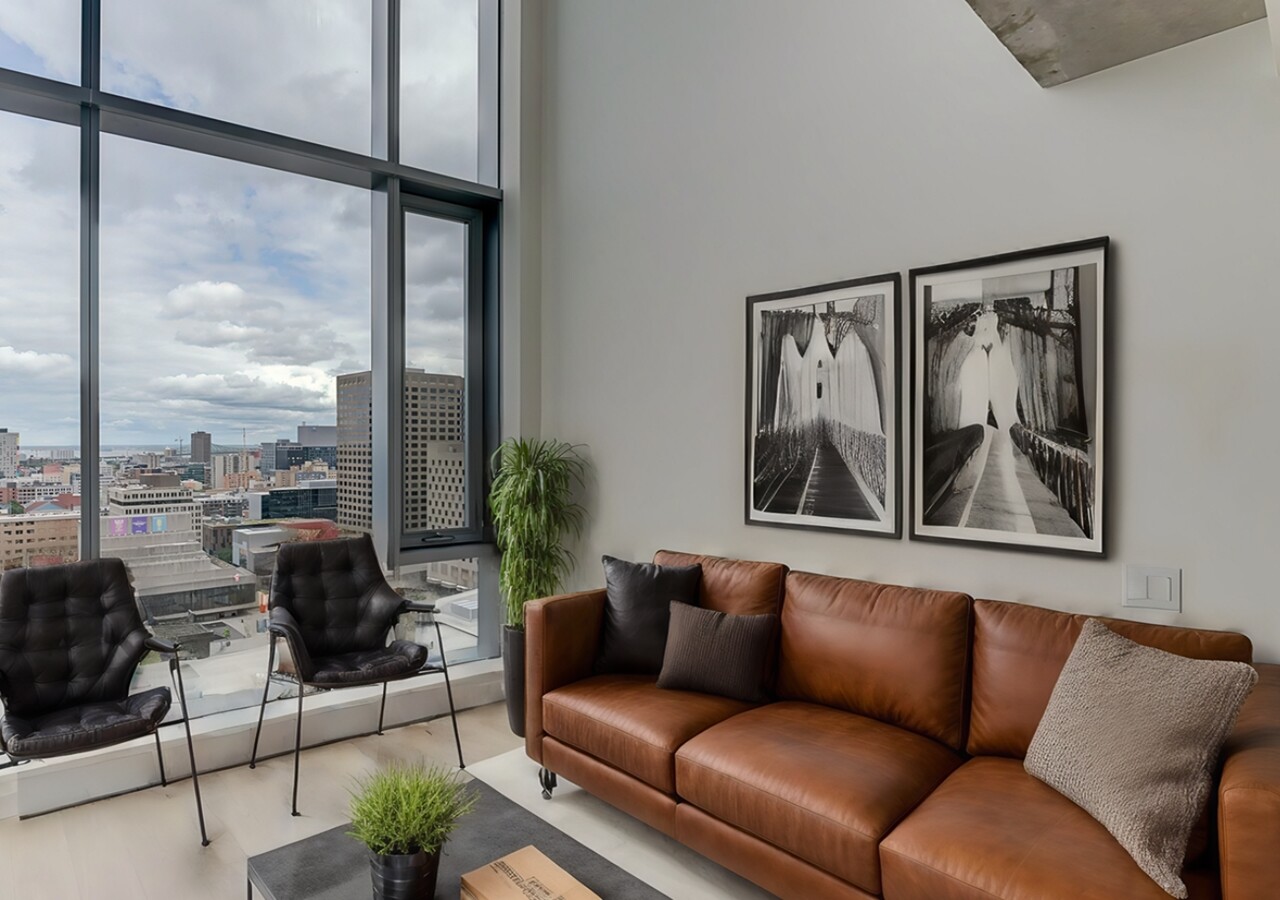 Imperia Condominiums living room with big windows