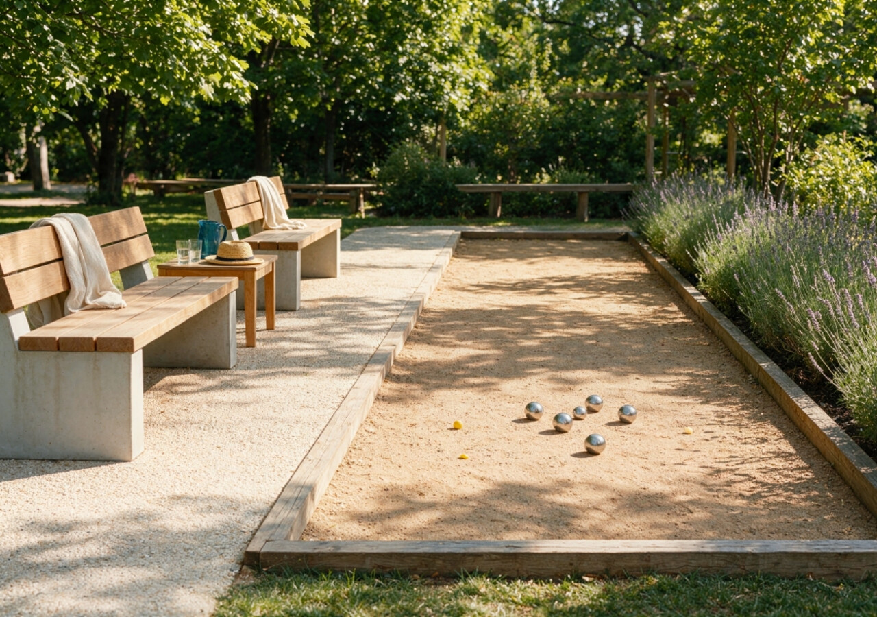 Domaine Arboit terrain de pétanque