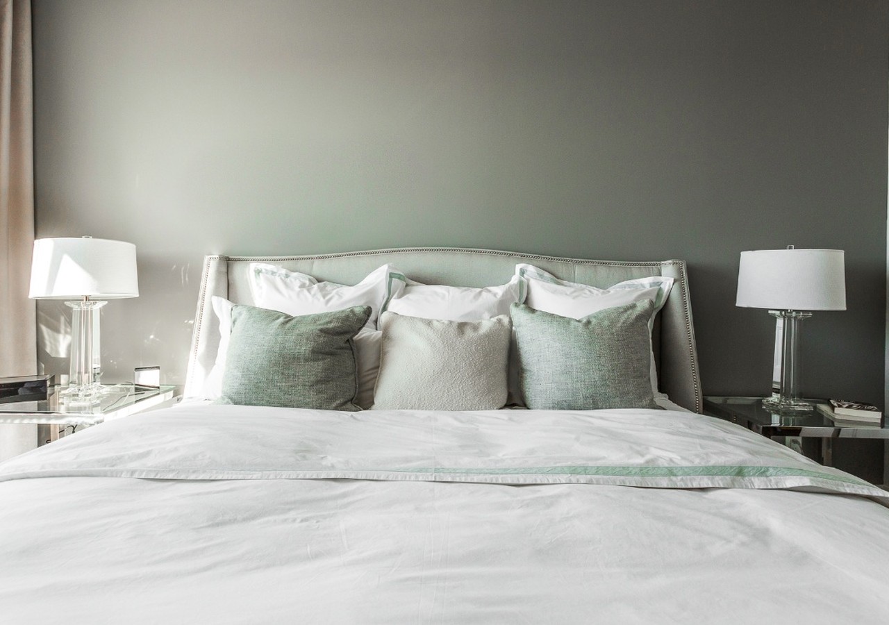 Bedroom with a king bed