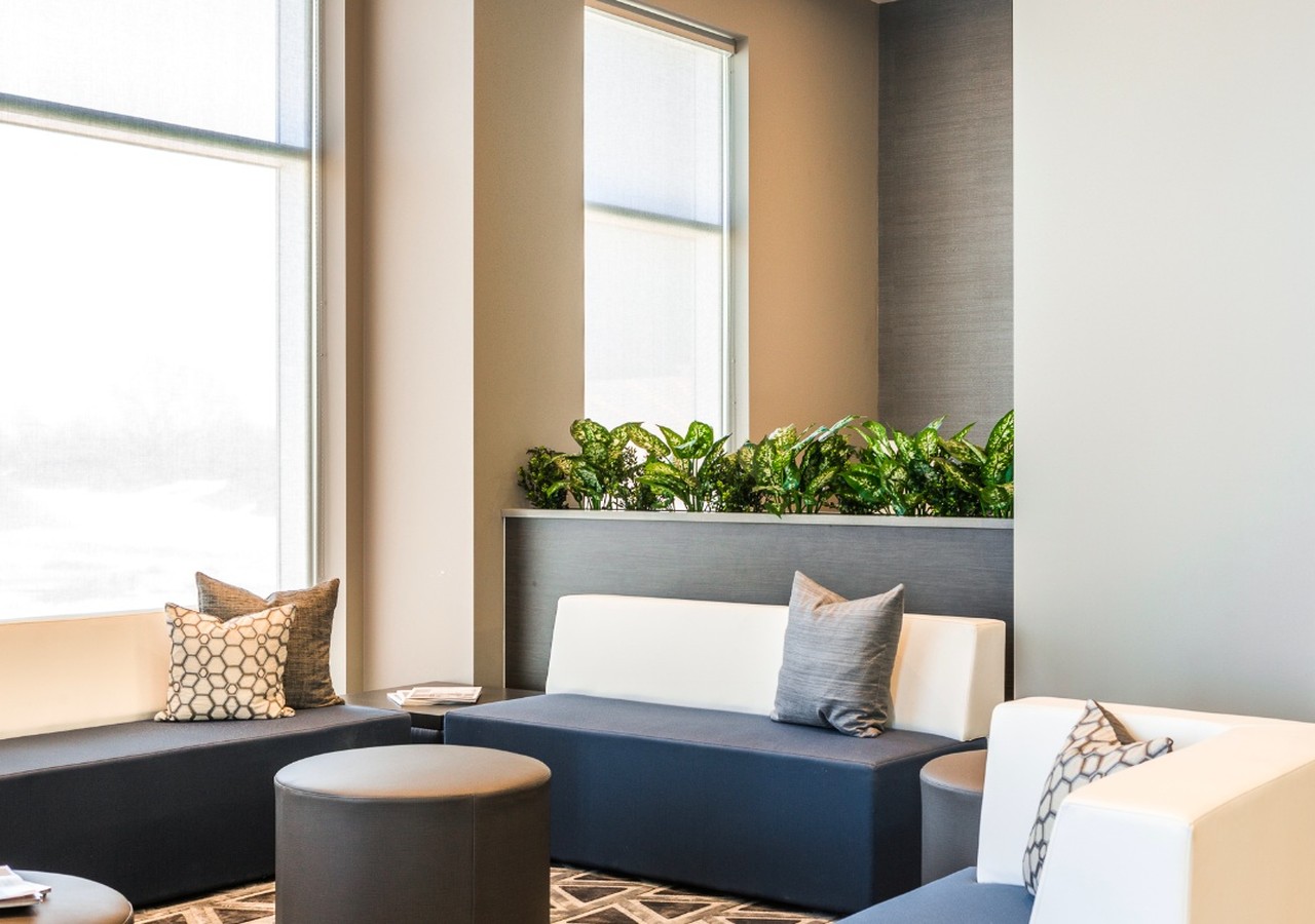 Waiting area in the lobby