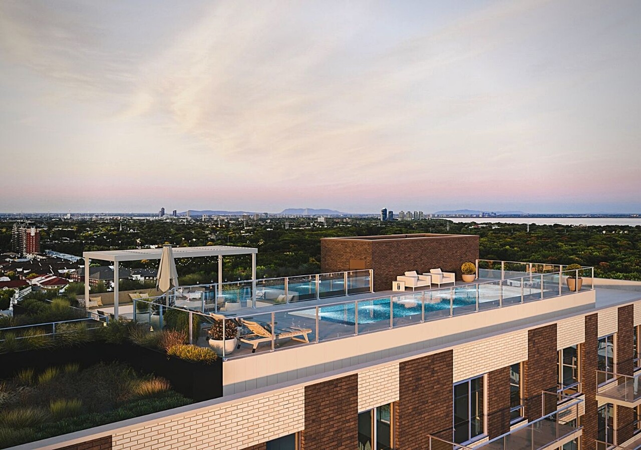 Fleming sur le Parc rooftop terrace with pool