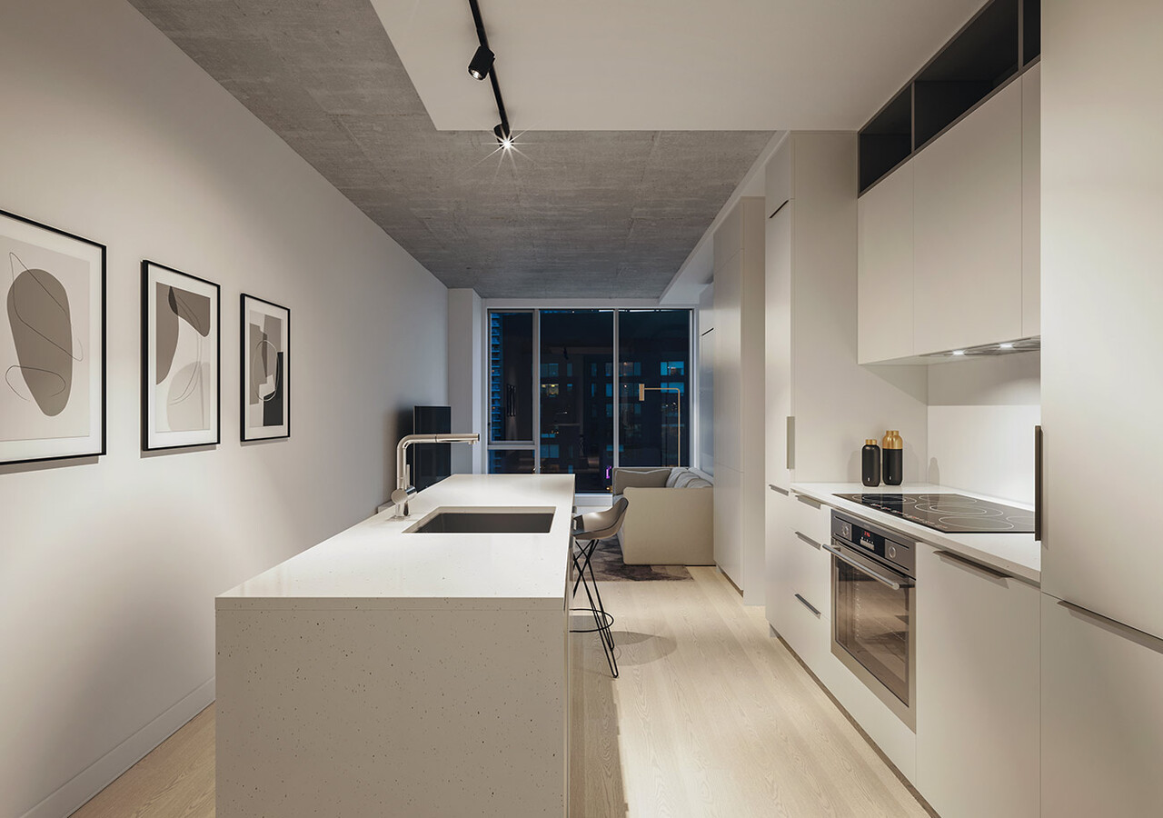 Imperia Condominiums modern kitchen