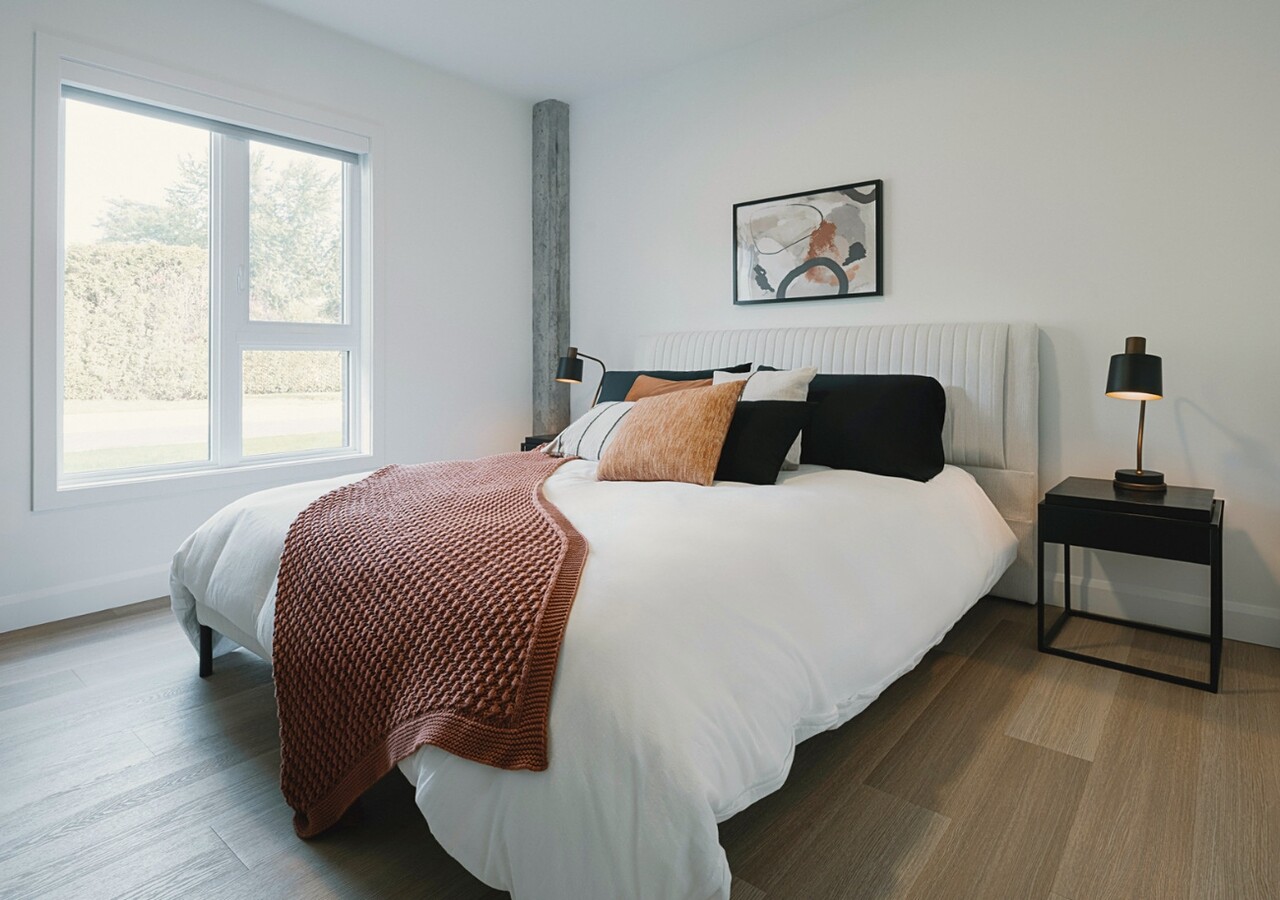 Le 1070 Cap-Rouge bedroom