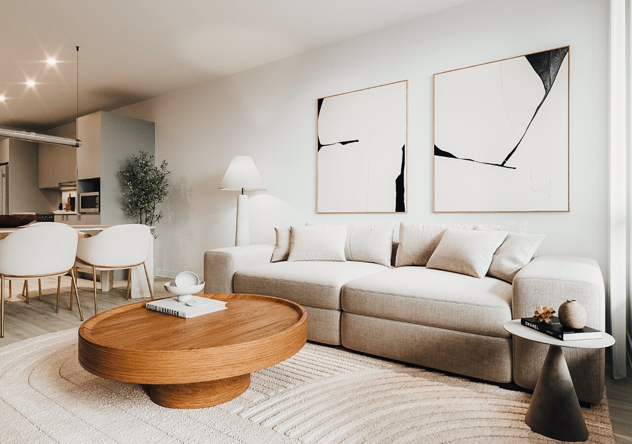 Le Bloc Rivard living room