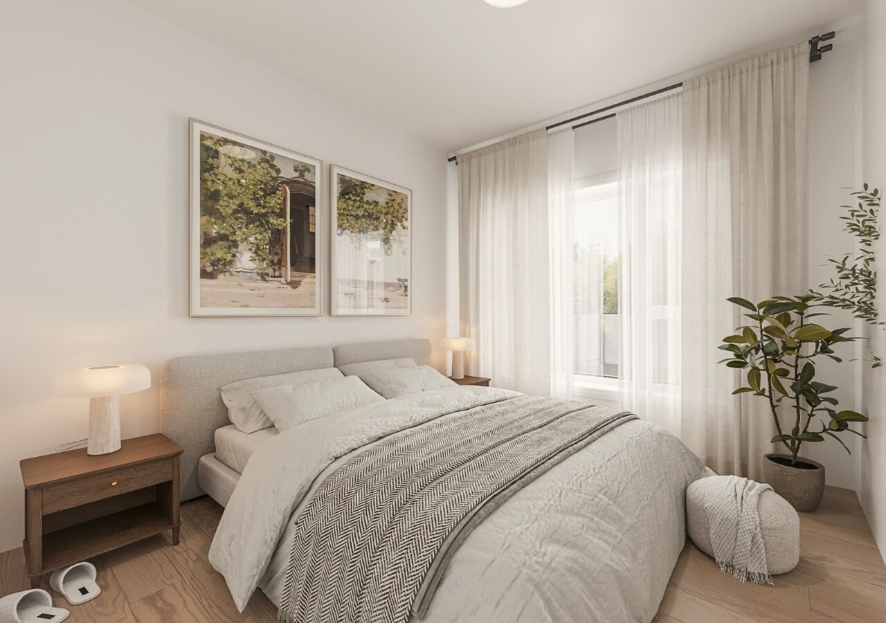 Le Carré Mathieu bedroom