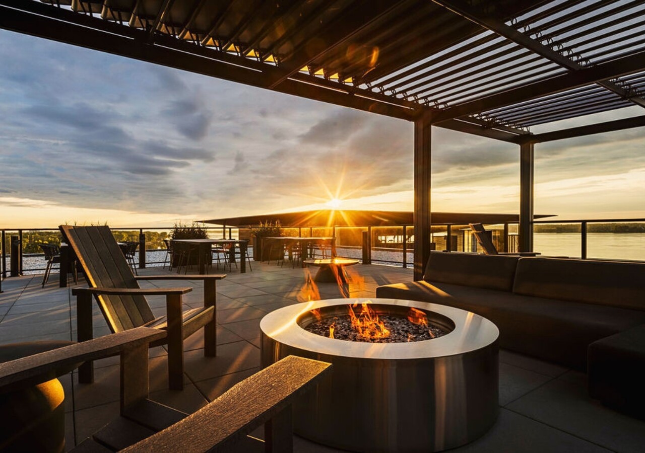 Le Florent rooftop terrace