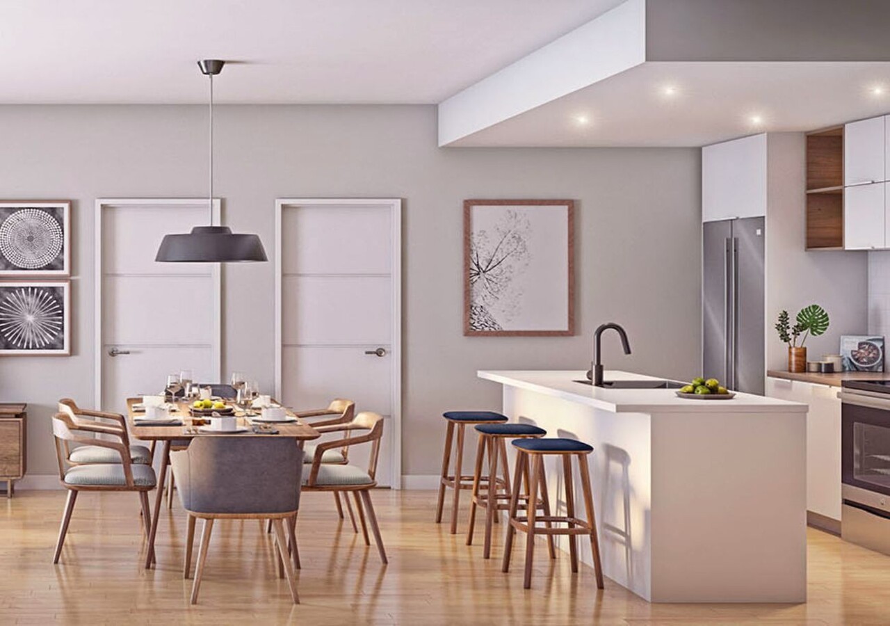 Le Huppé apartment with light finishes