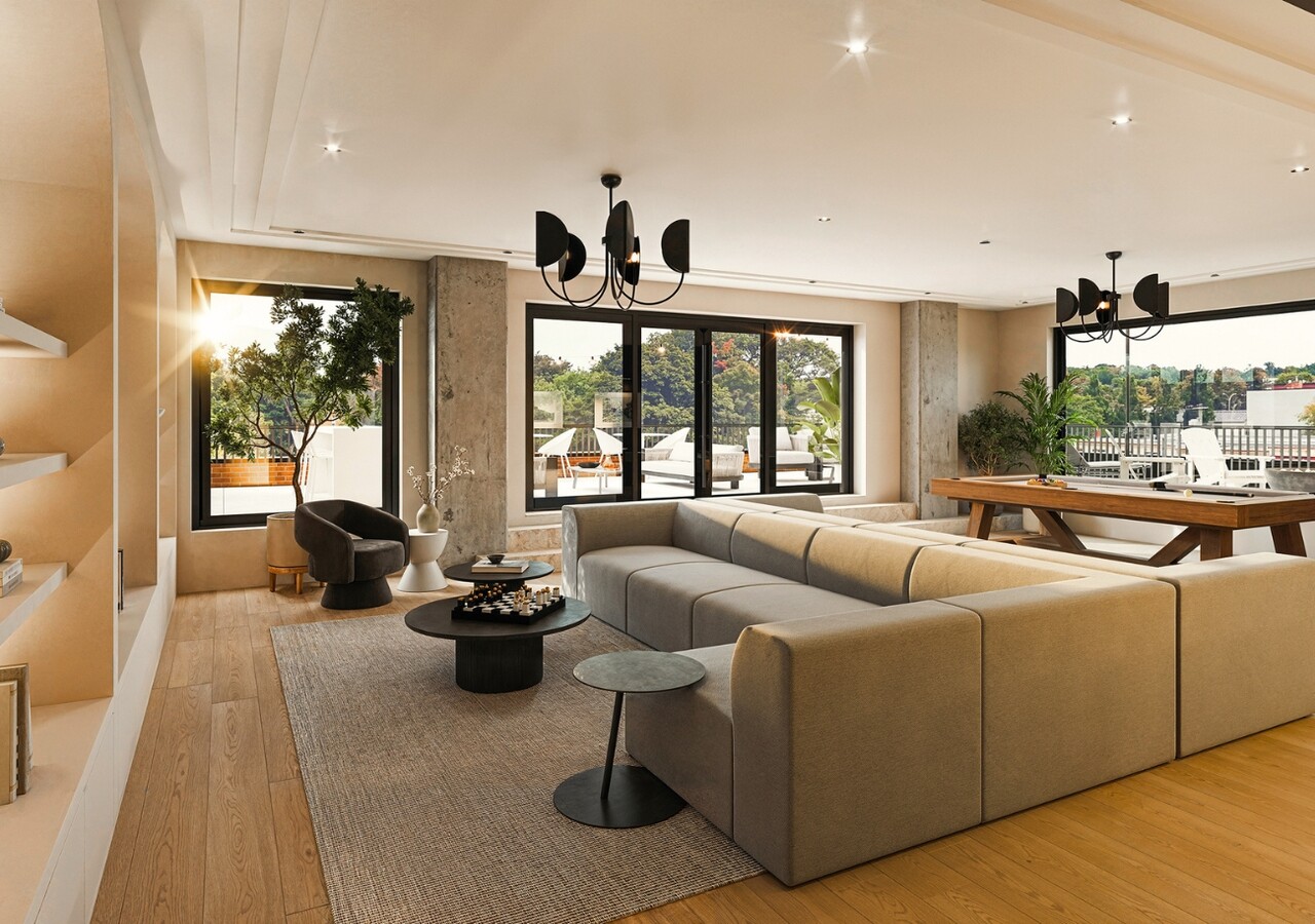Le Miner lounge avec table de billard