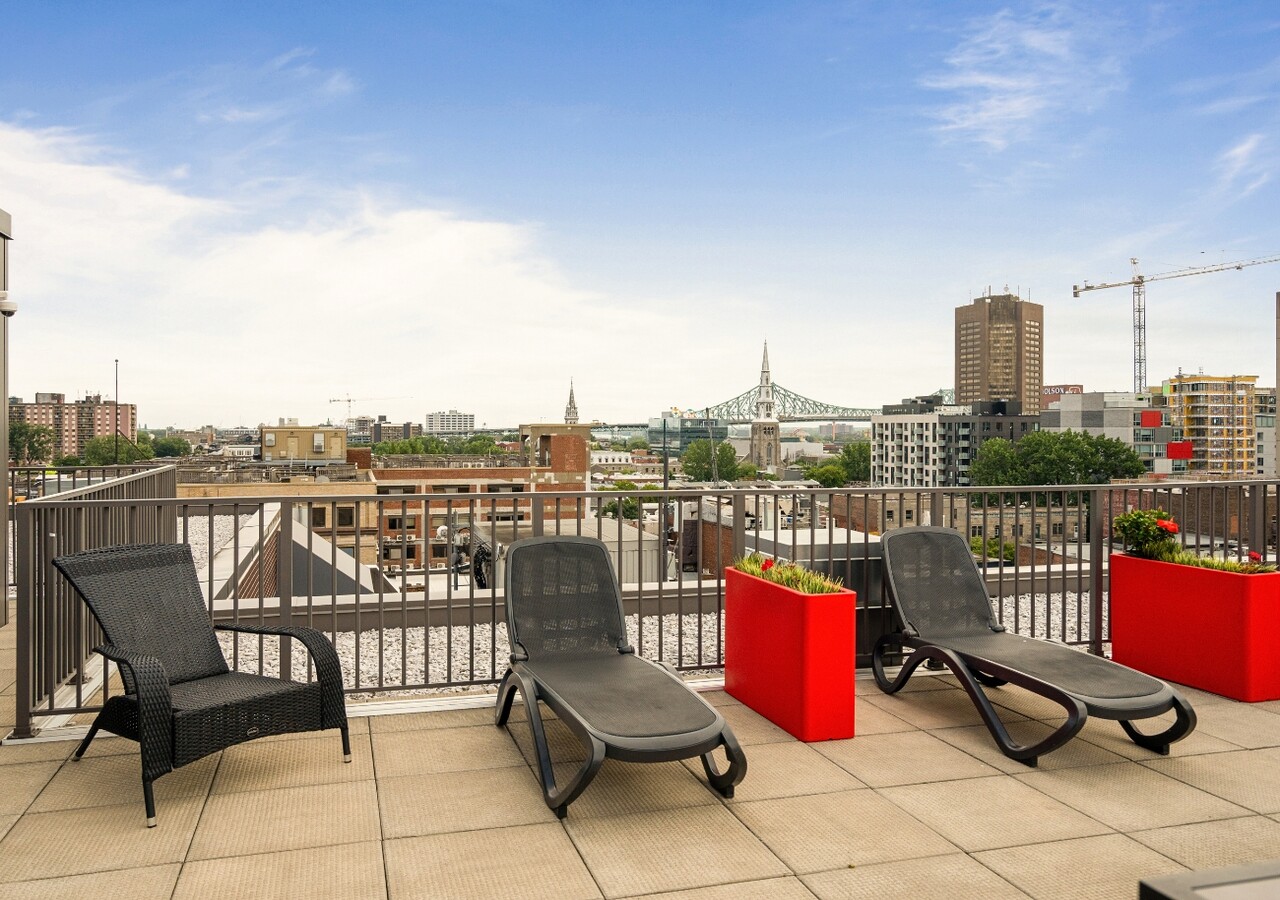 Le Neuf Cents terrasse sur le toit