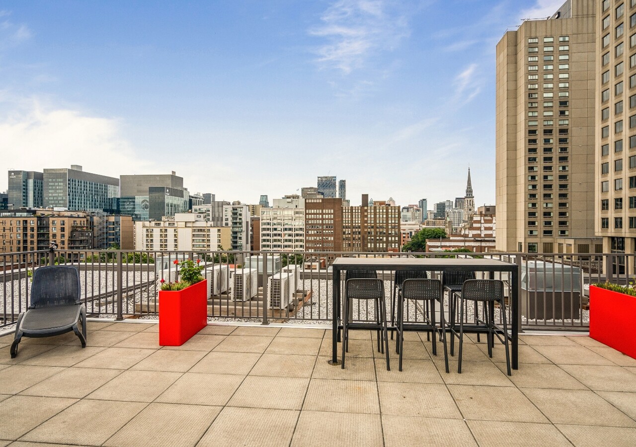 Le Neuf Cents terrasse sur le toit