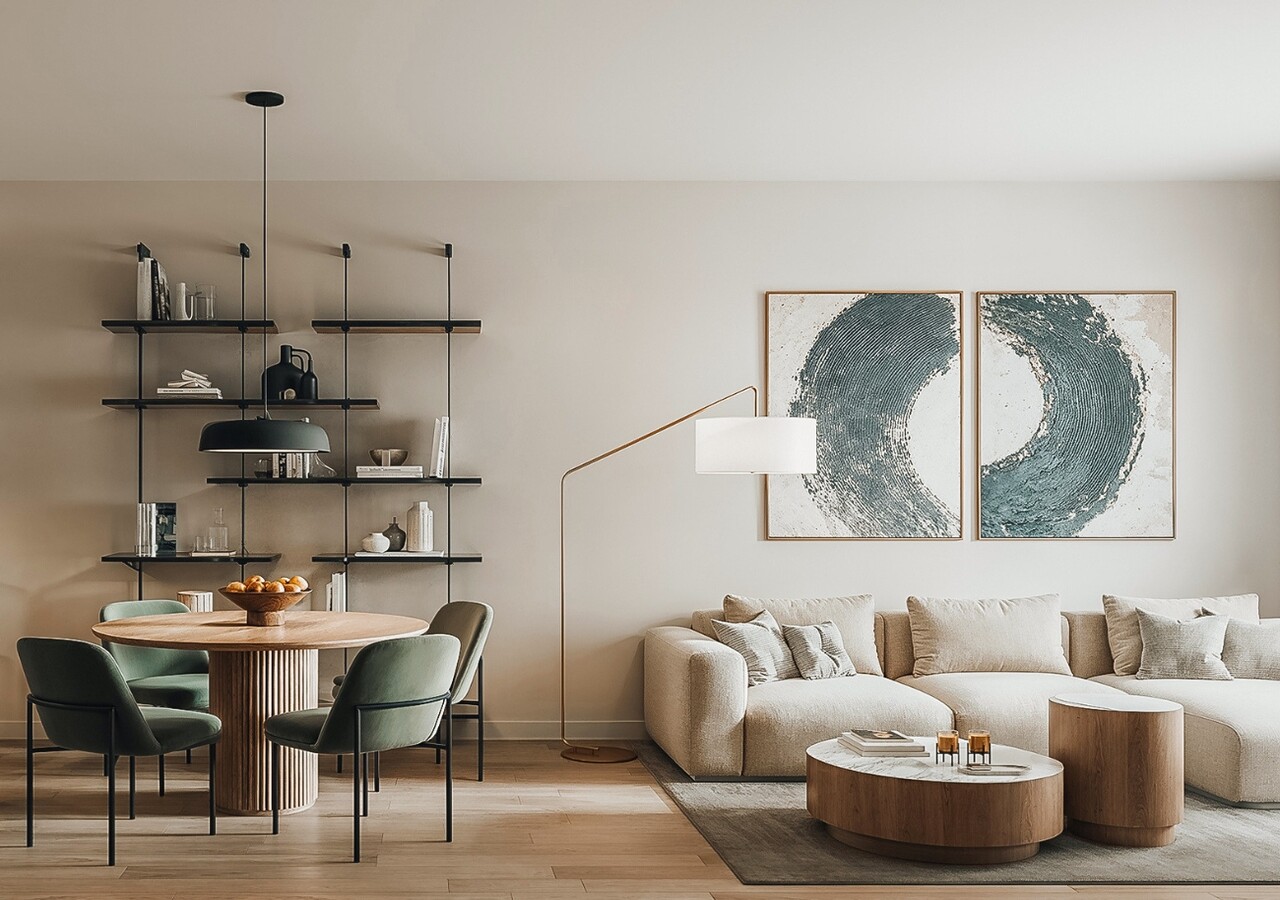 Les Terrasses d'Auteuil living room